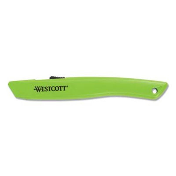 Westcott ACM 6.15 in. Safety Ceramic Blade Box Cutter Knife, Green WE472222